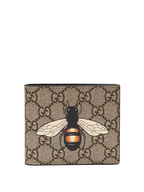 gucci wallet men bee|gucci bi folding wallet.